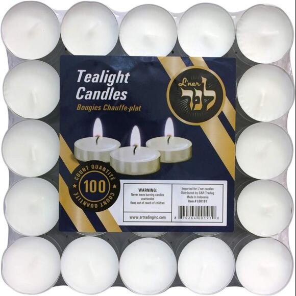 Tea Light Candles – Set of 100 Unscented Candles – Burns Aprx. 3.5 Hour - Picture 7 of 8